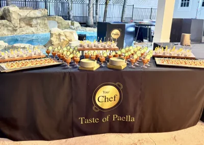 Traditional Spanish tapas and appetizers buffet catering in South Florida